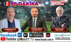 90 Dakika 8 Aralık Pazartesi KANAL Z ekranlarında