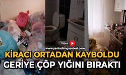 Kiracı ortadan kayboldu: Geriye çöp yığını bıraktı