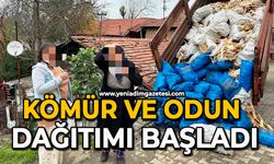 Kömür ve odun dağıtımı başladı
