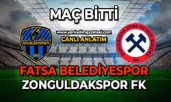 Fatsa Belediyespor, Zonguldakspor karşılaşması sona erdi