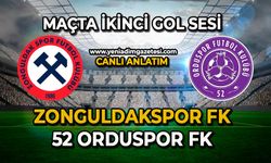 Zonguldakspor, 52 Orduspor karşılaşmasında ikinci gol sesi