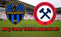 Fatsa Belediyespor Zonguldakspor maçı canlı yayınlanacak mı ?
