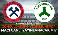 Giresunspor-Zonguldakspor maçı canlı yayınlanacak mı?