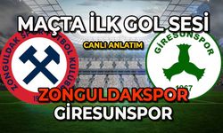 Zonguldakspor-Giresunspor maçında ilk gol sesi