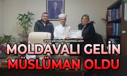 Moldavalı gelin Müslüman oldu