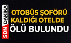Otobüs şoförü kaldığı otelde ölü bulundu