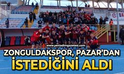 Zonguldakspor, Pazar'dan istediğini aldı