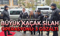 Zonguldak'ta büyük kaçak silah operasyonu: 3 gözaltı