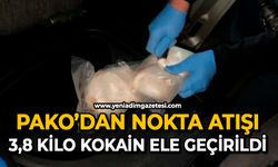 Pako’dan nokta atışı: 3,8 kilo kokain ele geçirildi