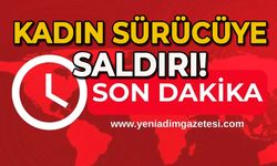 Kadın sürücüye saldırı