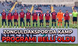 Zonguldakspor’da kamp programı belli oldu