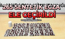 265 sentetik ecza ele geçirildi