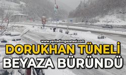 Dorukhan Tüneli'nde ulaşım güçlükle sağlanıyor