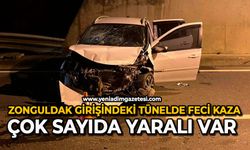 Zonguldak girişindeki tünelde feci kaza: Çok sayıda yaralı var