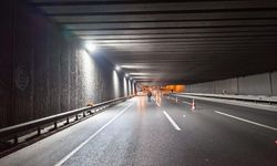 Osmangazi Köprüsü Tüneli'nin aydınlatma sistemi yenilendi