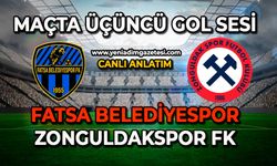 Fatsa Belediyespor, Zonguldakspor karşılaşmasında üçüncü gol sesi