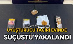 Uyuşturucu taciri köydeki evinde suçüstü yakalandı