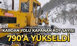 Yolu kapanan köy sayısı 790'a yükseldi