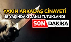 Yakın arkadaş cinayeti: 18 yaşındaki zanlı tutuklandı