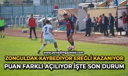 Zonguldak kaybediyor, Ereğli kazanıyor: Puan farklı açılıyor, işte son durum