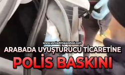 Arabaya uyuşturucu zulalayan şahıslar polisten kaçamadı: 3 tutuklama