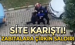 Site karıştı: Zabıtalara saldırdılar