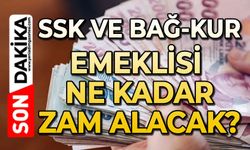 SSK ve BAĞ-KUR emeklisi ne kadar zam alacak?