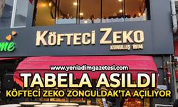 Tabelası asıldı: Köfteci Zeko Zonguldak’ta açılıyor
