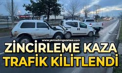 Zincirleme kaza: Trafik kilitlendi