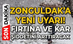 Zonguldak için önemli uyarı: Kar ve fırtına şiddetli geliyor