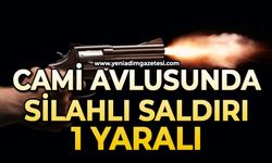 Cami avlusunda silahlı saldırı: 1 yaralı