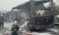 Yolcu otobüsünde yangın: Facia son anda önlendi