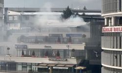 Elektrik kaynaklı çıkan baca yangını, etrafı dumana boğdu