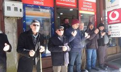 Mudurnu'da eksi 18 derecede esnaf duası geleneği sürdürüldü