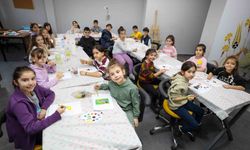 Öğrenciler yarıyıl tatilini atölye çalışmalarıyla değerlendiriyor