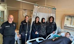 POLDER'den hastanede moral ziyareti