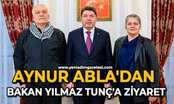 Aynur Abla'dan Bakan Yılmaz Tunç'a ziyaret