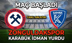 Zonguldakspor-Karabük İdman Yurdu karşılaşması başladı (Canlı Anlatım)