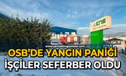 OSB’de yangın paniği: İşçiler seferber oldu
