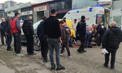 Motosiklet, otomobile çarptı: 1 yaralı