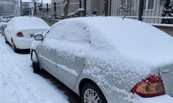 Bolu güne karla uyandı