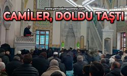 Camiler doldu taştı