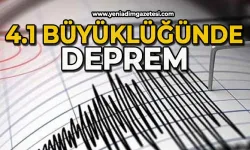 AFAD duyurdu: 4.1 büyüklüğünde deprem