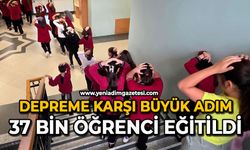 Depreme karşı büyük adım: 37 bin öğrenci eğitildi