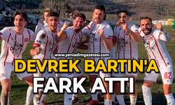 Devrek Bartın'a fark attı