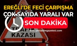 Ereğli’de feci çarpışma: Çok sayıda yaralı var