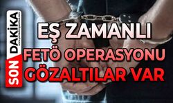 Eş zamanlı FETÖ operasyonu: Çok sayıda gözaltı var