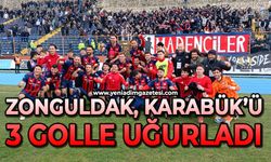 Zonguldak Karabük'ü 3 golle uğurladı
