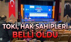 TOKİ hak sahipleri kura ile belirlendi
