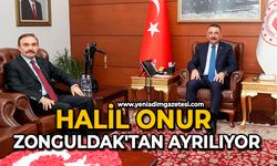 Halil Onur Zonguldak'tan ayrılıyor